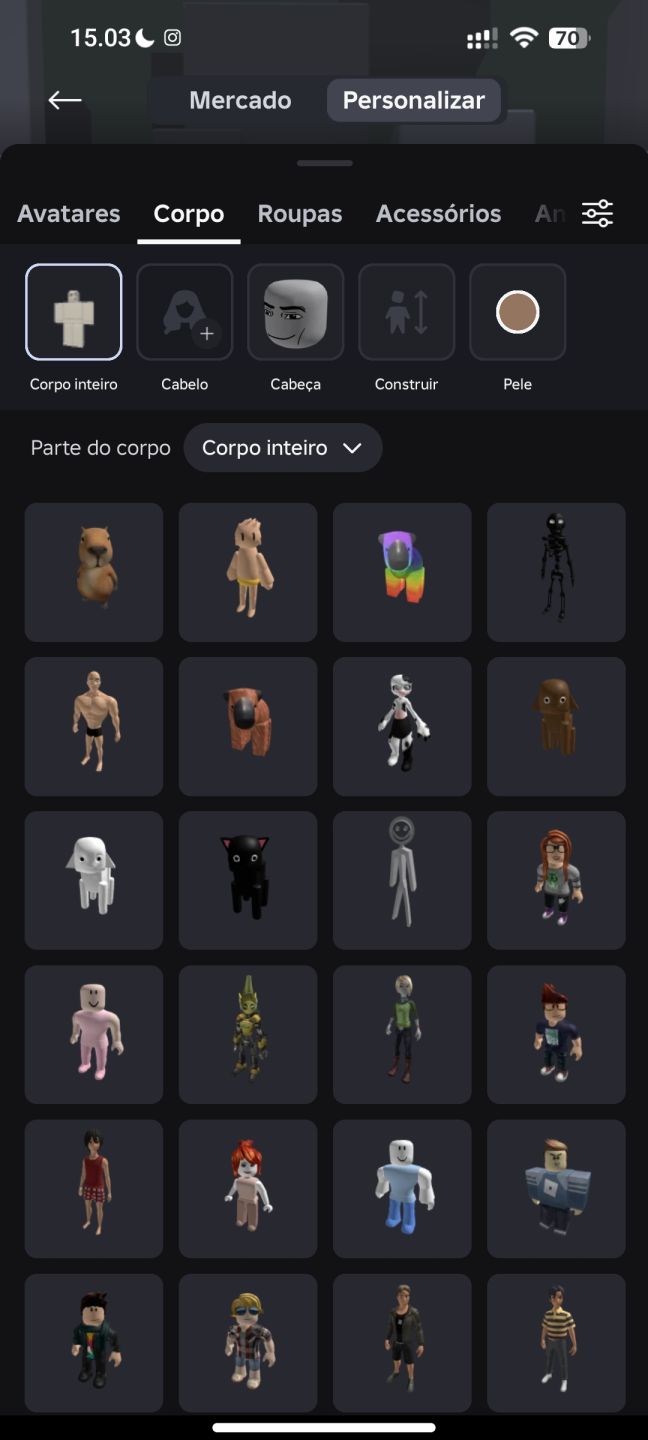 Conta do Roblox