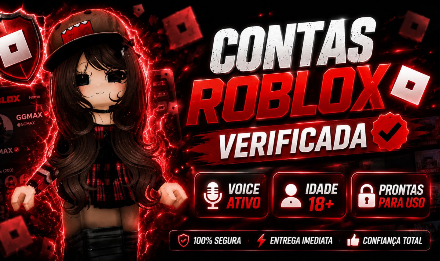CONTA ROBLOX COM VOICECHAT // IDADE VERIFICADA