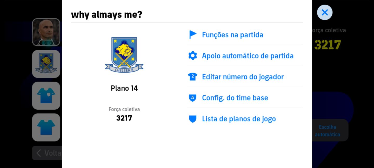 CONTA ANTIGA | CONTA RARA EFOOTBALL