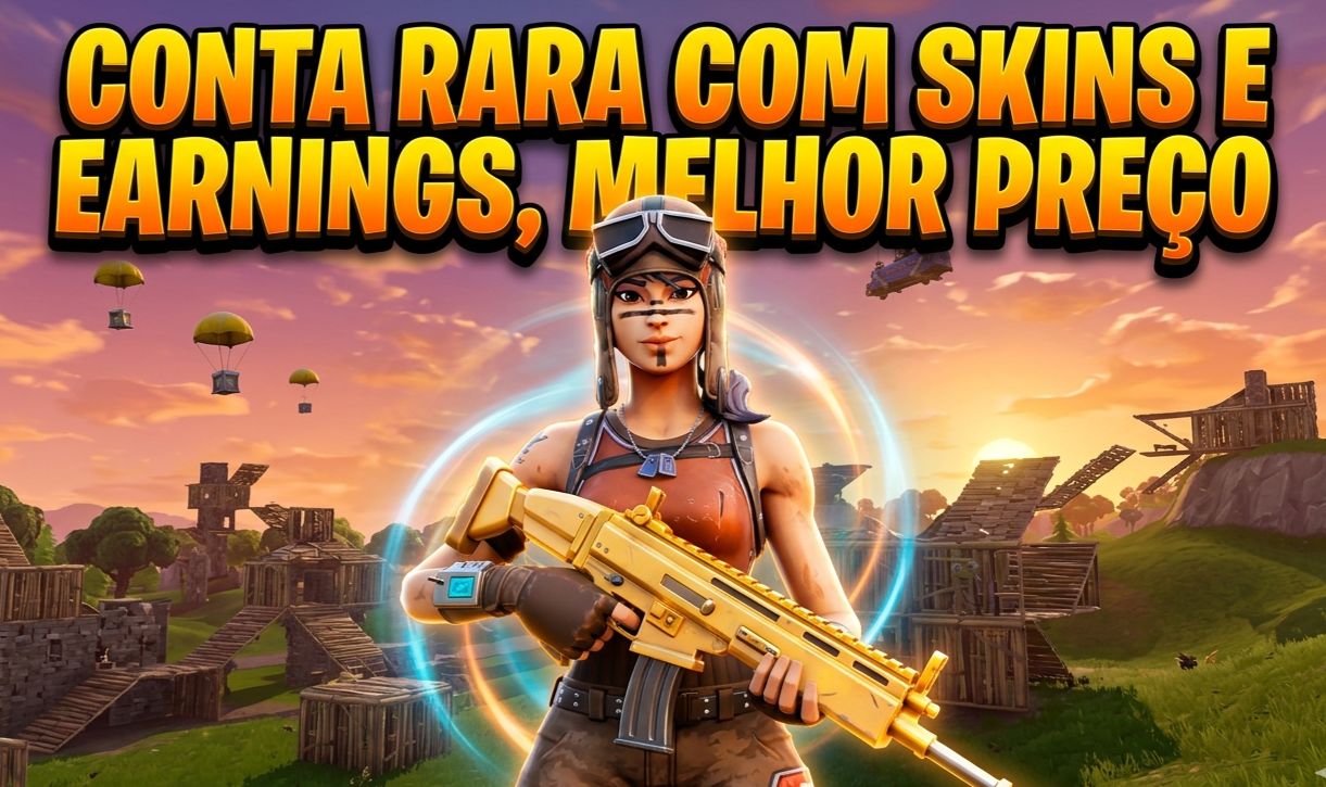 Conta Fortnite com 147 Skins | V-Bucks | Passe Midas Completo | Melhor Preço