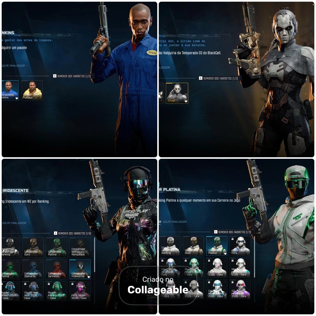 CONTA WARZONE - NUKE B07 - IRIDESCENT EM QUASE TODAS SEASON