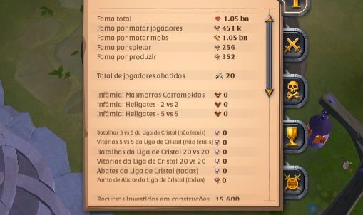 CONTA ALBION - 450M DE AMARELA + 100M DE PRATA