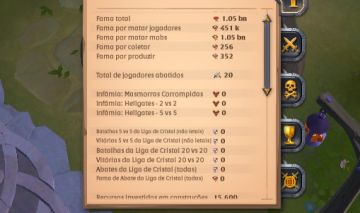 CONTA ALBION - 450M DE AMARELA + 100M DE PRATA