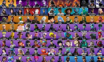 Conta de Fortnite TRYHARD[ 121 skins + 165 picaretas + 132 emotes ]