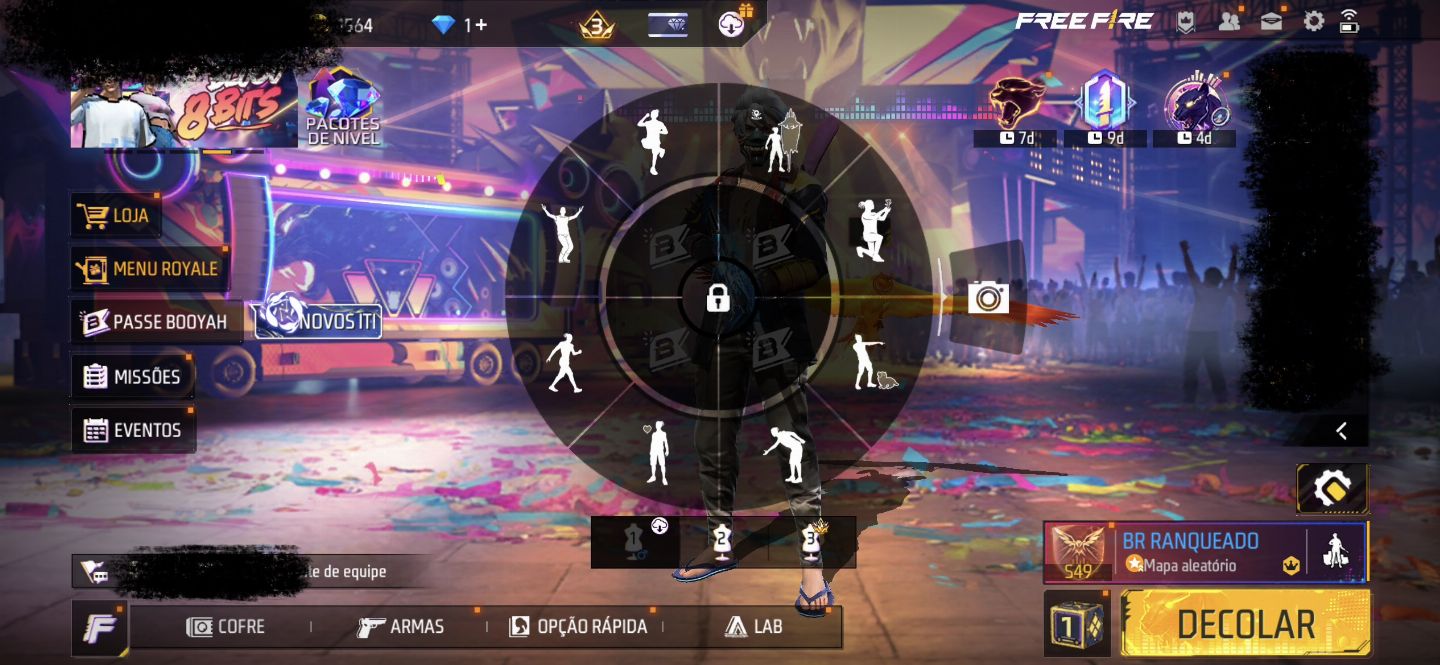 [35% OFF] CONTA DE FREE FIRE 49 + ITENS ANTIGOS + BANDEIRÃO