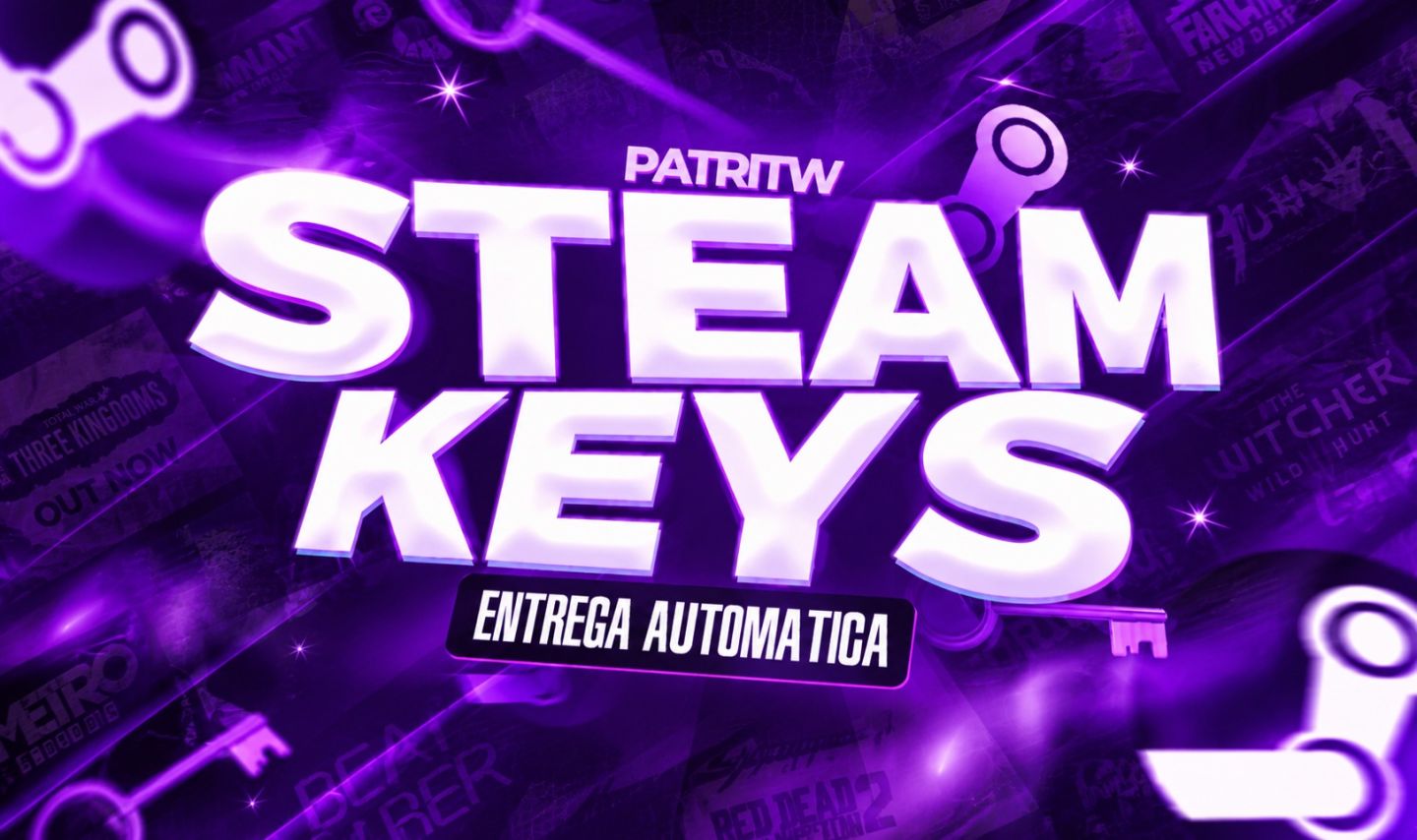 STEAM KEYS PREMIUM ALEATÓRIA (ENTREGA AUTOMATICA!)