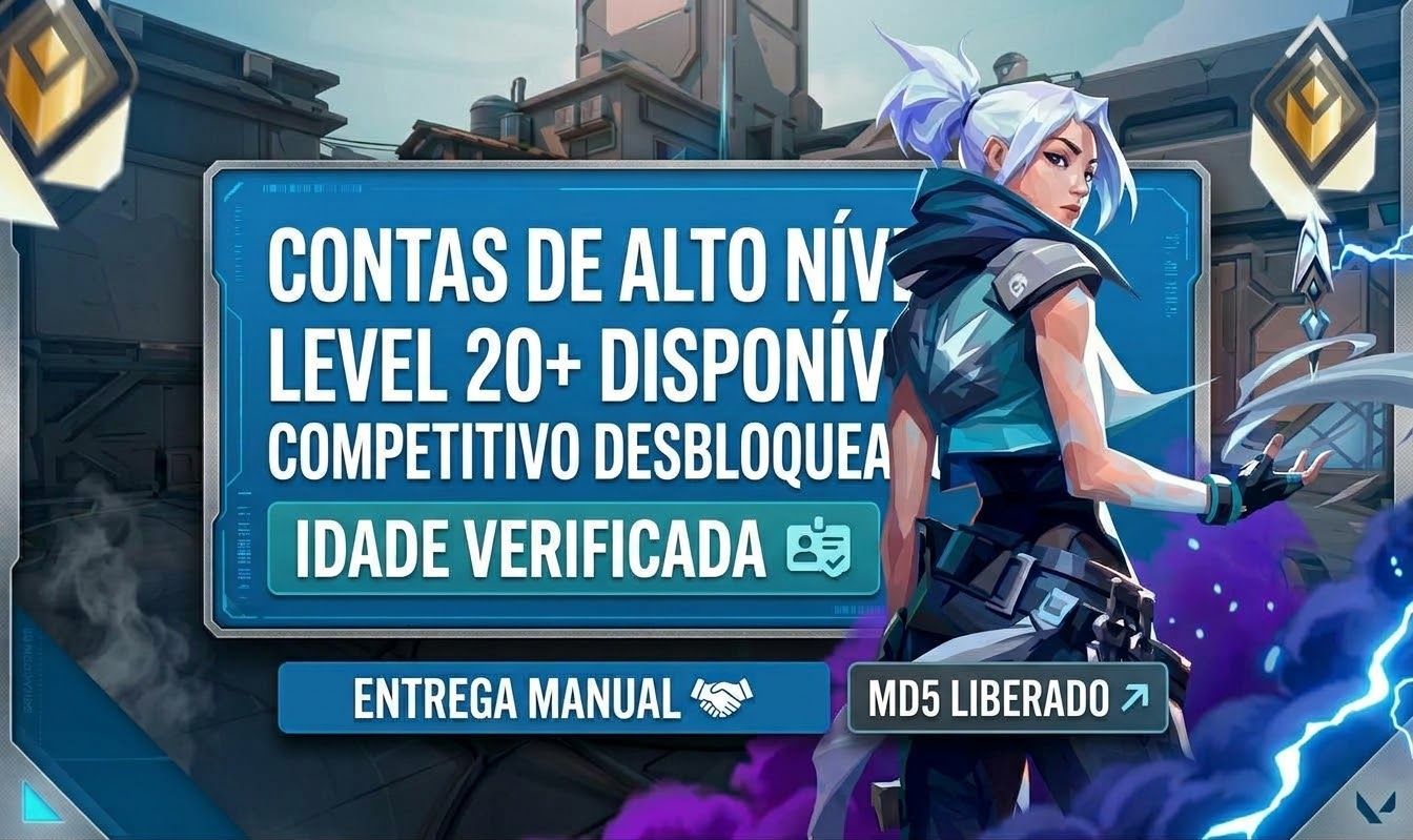 CONTAS VALORANT: COMP LIBERADO, IDADE VERIFICADA - FULL ACESSO