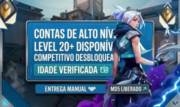 CONTAS VALORANT: COMP LIBERADO, IDADE VERIFICADA - FULL ACESSO