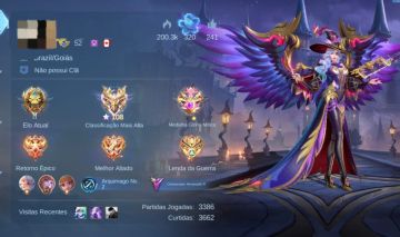 Mobile legends, conta main mid/sup