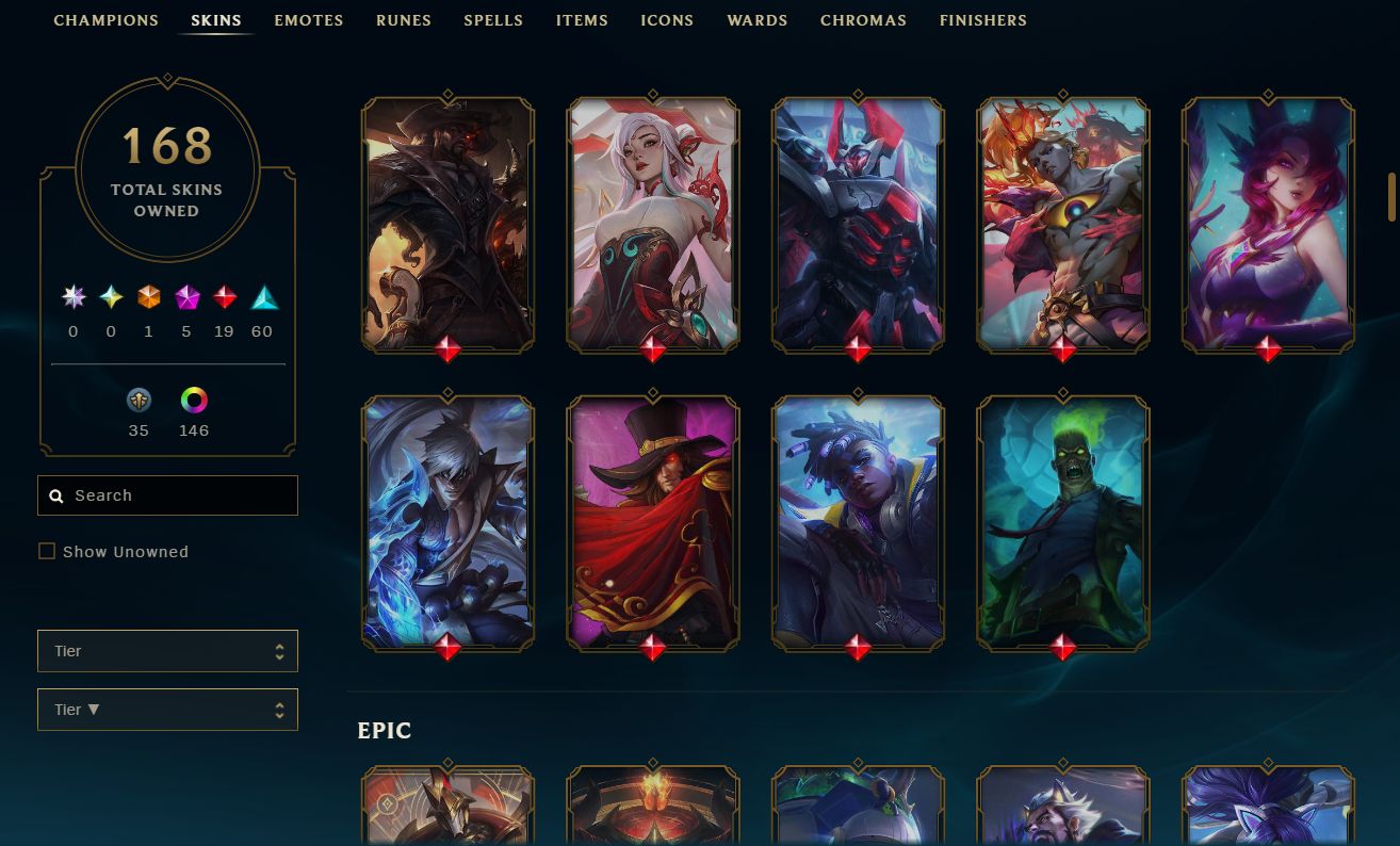 Conta PREMIUM Esmeralda 4 59% Winrate TODOS OS CHAMPS