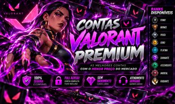 Conta Valorant Nível 1 ao 10 | Smurf | Tutorial Feito | Sem Skins | Full Acesso