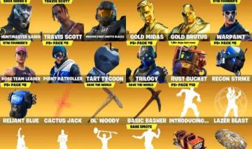 CONTA FORTNITE OG STW + TRAVIS SCOTT + MASTER CHIEF BLACK + 92 SKINS