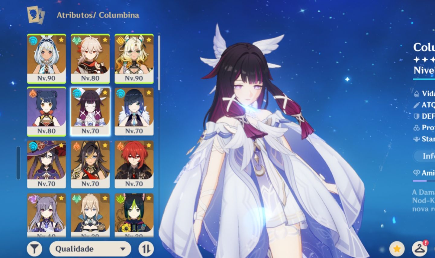 Genshin XilonemC2+bis, Mualani+bis, Columbina, Yelan e Kazuha