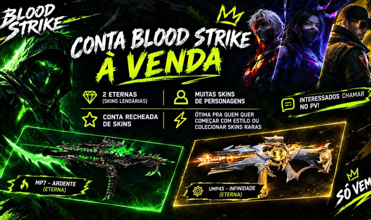 CONTA DE BLOOD STRIKE BARATA ATÉ DEMAIS