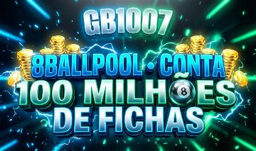 [MAIS VENDIDO] CONTAS 8 BALL POOL COM FICHAS 100M-50M [ENTREGA AUTOMÁTICA]