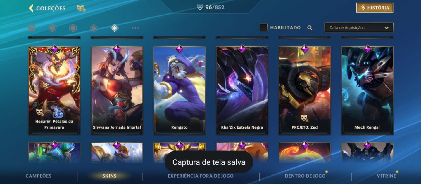 CONTA MONO KAYN - MAIN JUNGLE - RANK MAIS ALTO MESTRE