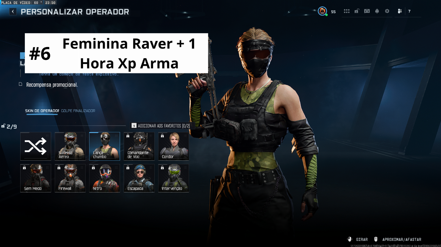 Skins Operadores Warzone/BO6/BO7