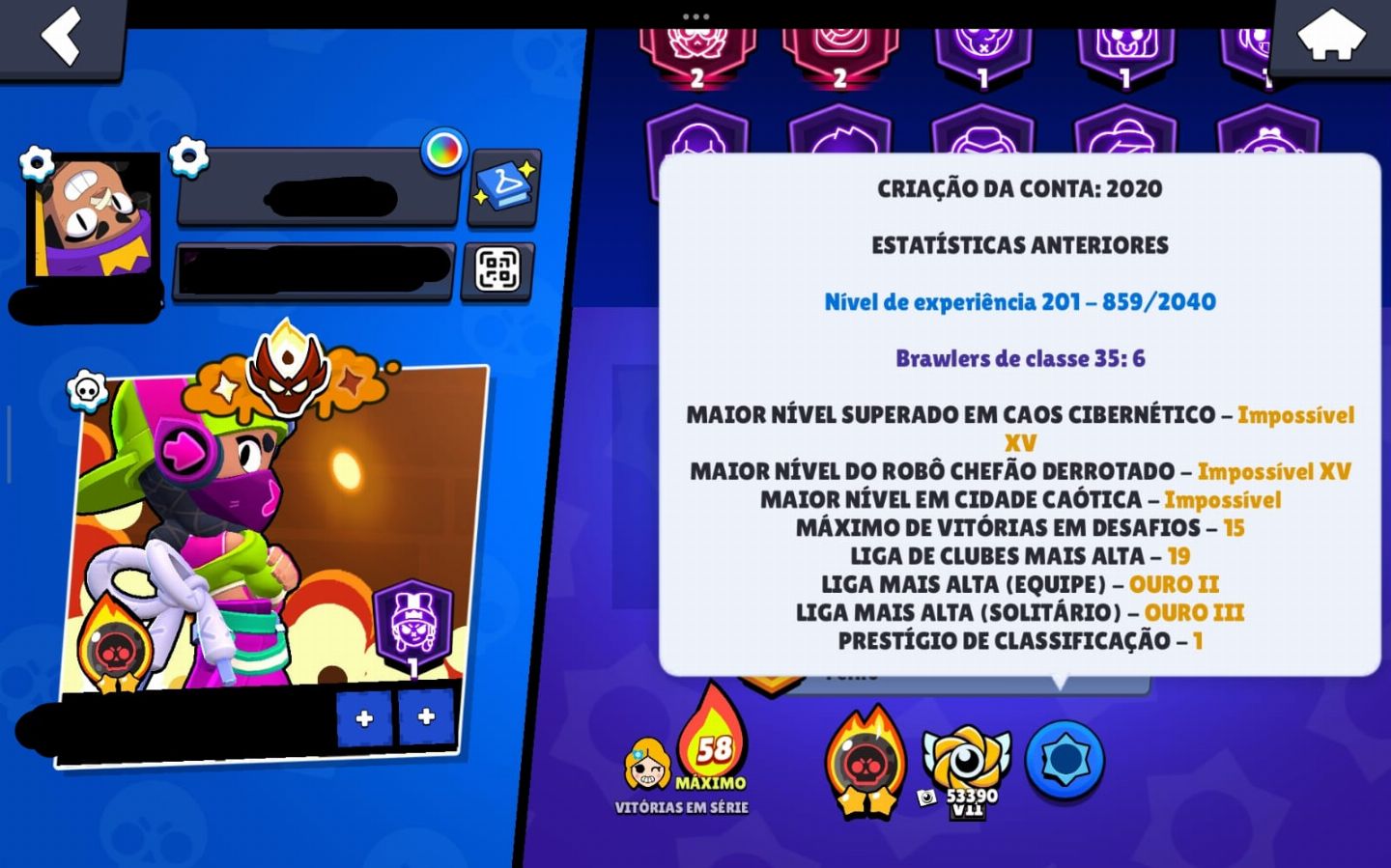 CONTA FULL/RARA (LEIA A DISCRIÇÃO E IMAGENS)Possui dados de recuperação (email)