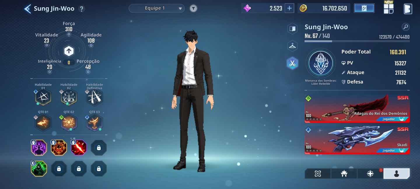 Conta solo leveling arise antiga com varios SSR
