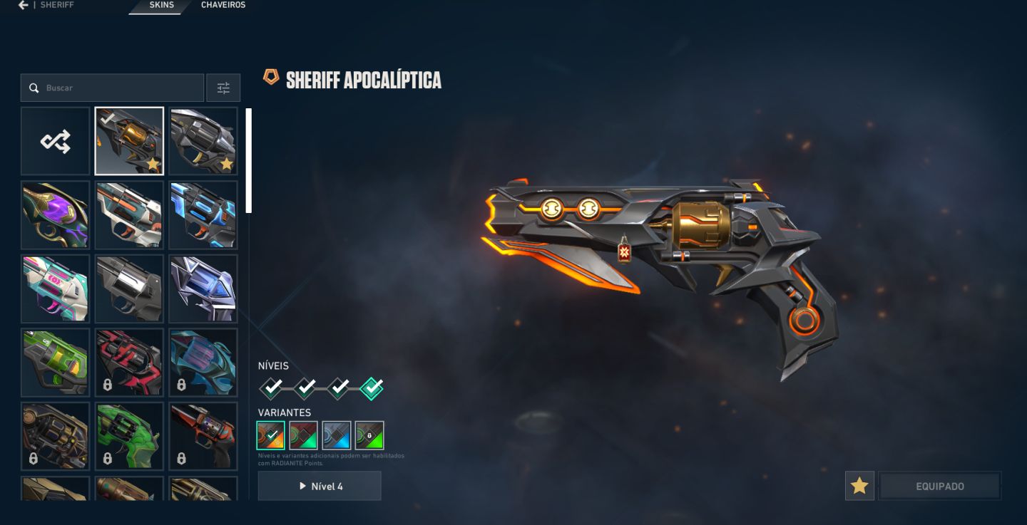 Conta Valorant, varias skins, bundle champions 25, bundle Loud e bundle nocturn