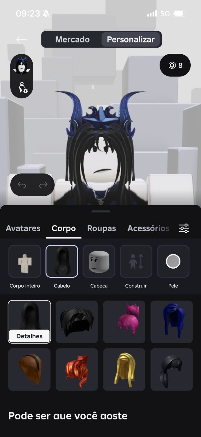 Vende-se conta com off sale navy Queen of the night!
