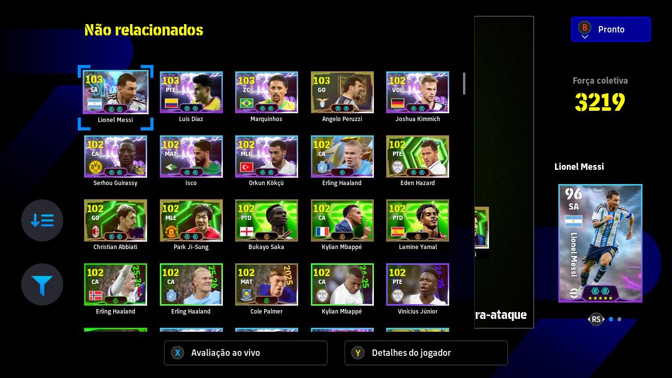 Conta eFootball steam