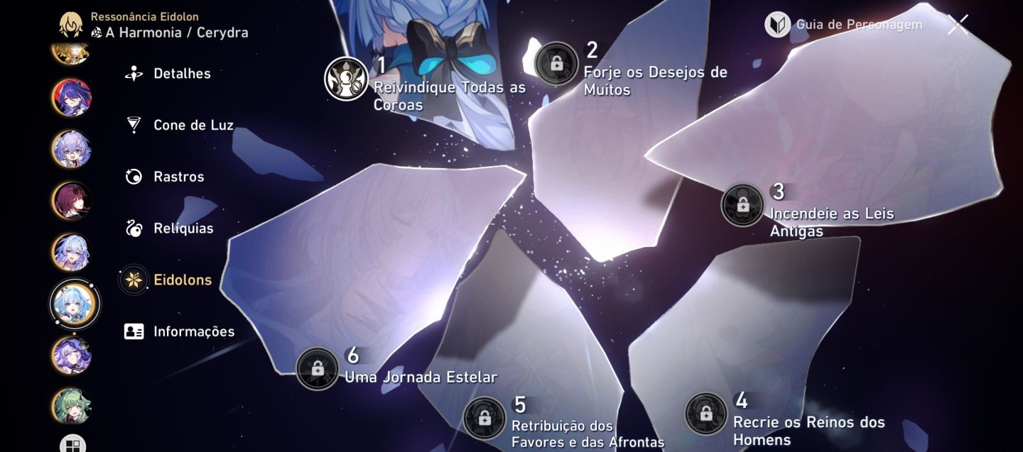 Conta endgame star rail/ server europa