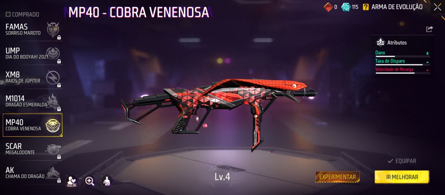 CONTA FREE FIRE 8 ANOS + ID DE 8 DÍGITOS!
