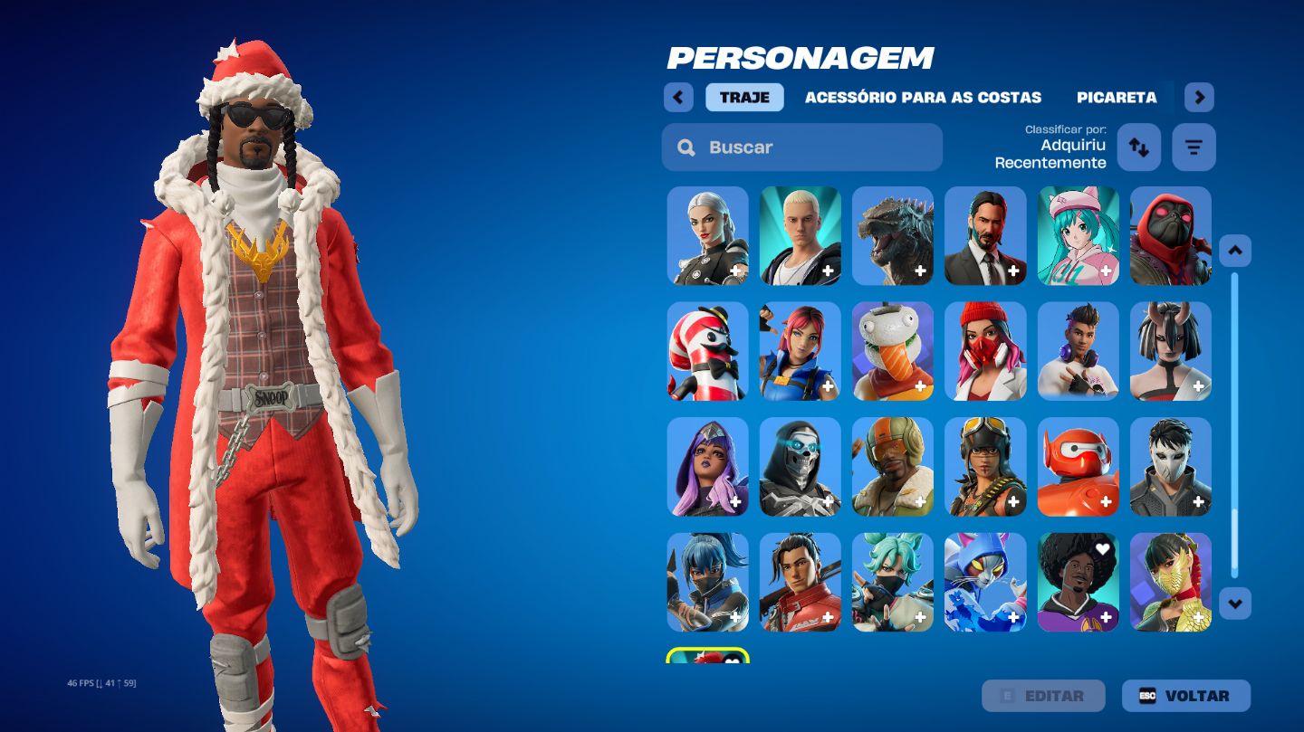 Conta Fortnite | 13.700 V-Bucks 165 Skins, Passes 200% Upados + Jogos Epic Games