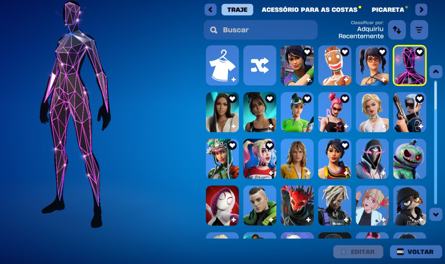Conta de fortnite rara COM 3200 V BUCKS