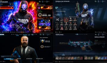 Contas C/ Nuke Warzone + Singularity + Nuke MP + Level 55