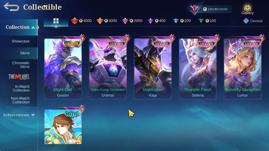 Legend Granger e Gusion - KOF Dyrrot - 6 LuckyBox