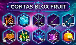 CONTAS BLOX FRUITS, ROBLOX (+ DE 4 TIPOS DE CONTA)