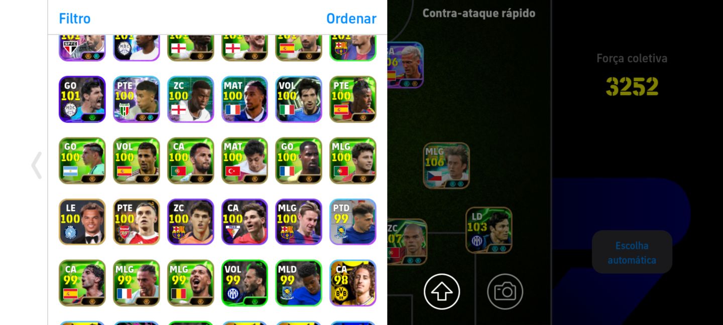 CONTA eFOOTBALL À VENDA! ELENCO FORTE, CRAQUES E ÓTIMOS JOGADORES!