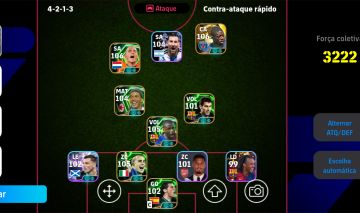 Conta efootbal 3222 força mais de 400 jogadores