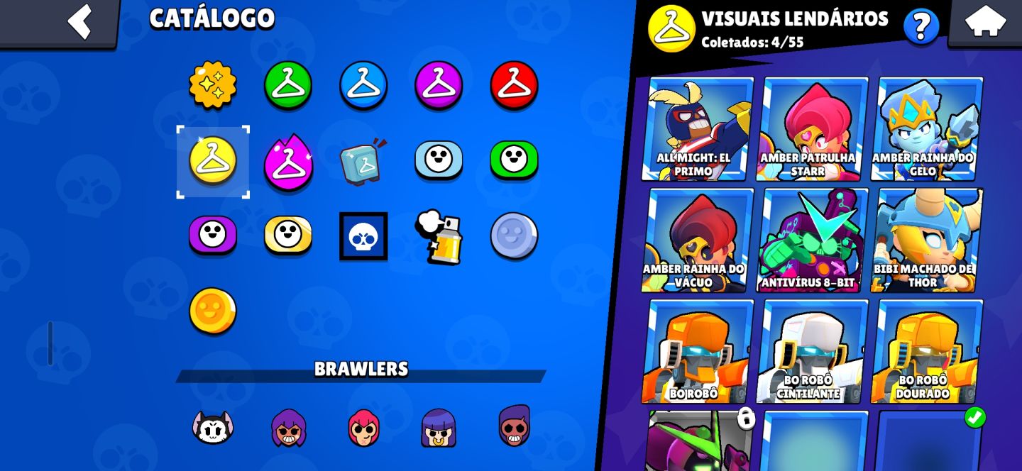 RARÍSSIMA CONTA OG BRAWL STARS DESDE 2019! 30K TROFÉUS, 89/107 BRAWLERS