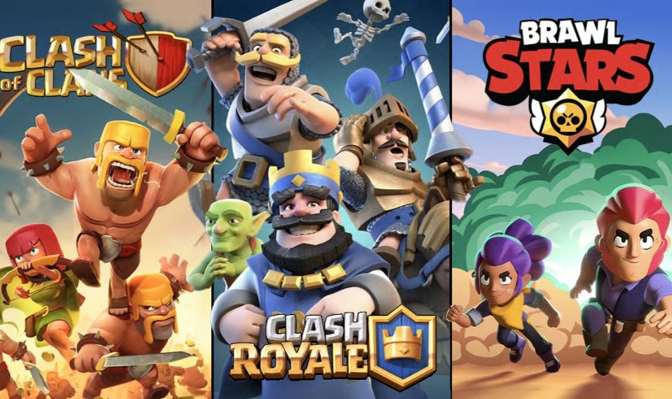 CONTA SUPERCEL COM PROGRESSO E MUITOS ITENS NOS CLASHS E BRAWL(LEIA A DESCRIÇÃO)