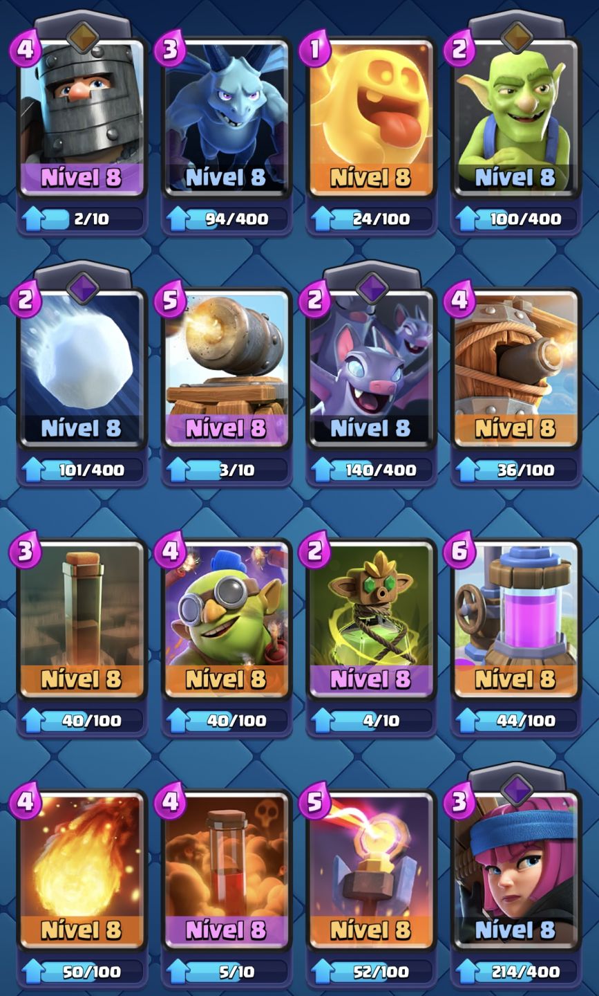 CONTA CLASH ROYALE (UPADA A MÃO)