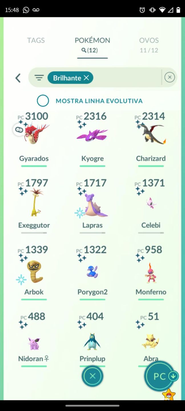 Conta pokemon Go RARA COM KYOGRE SHINY