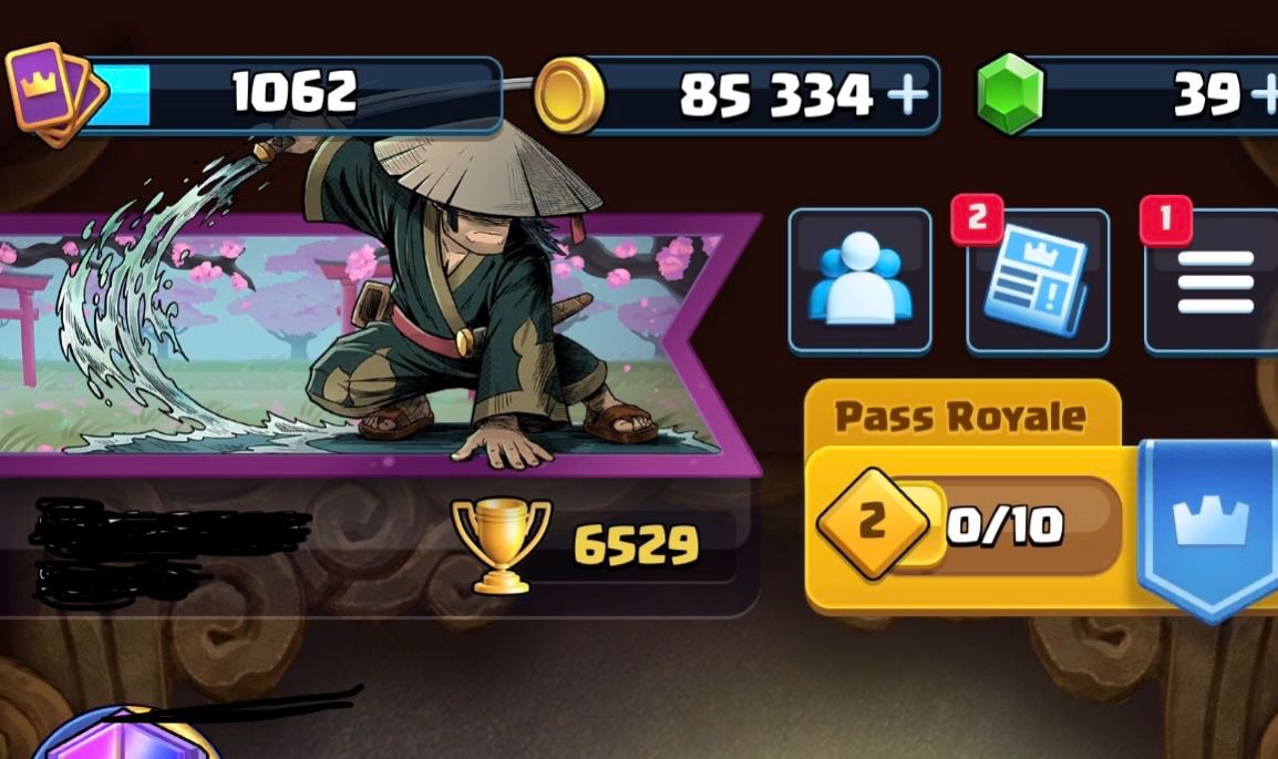 CONTA CLASH ROYALE (UPADA A MÃO)