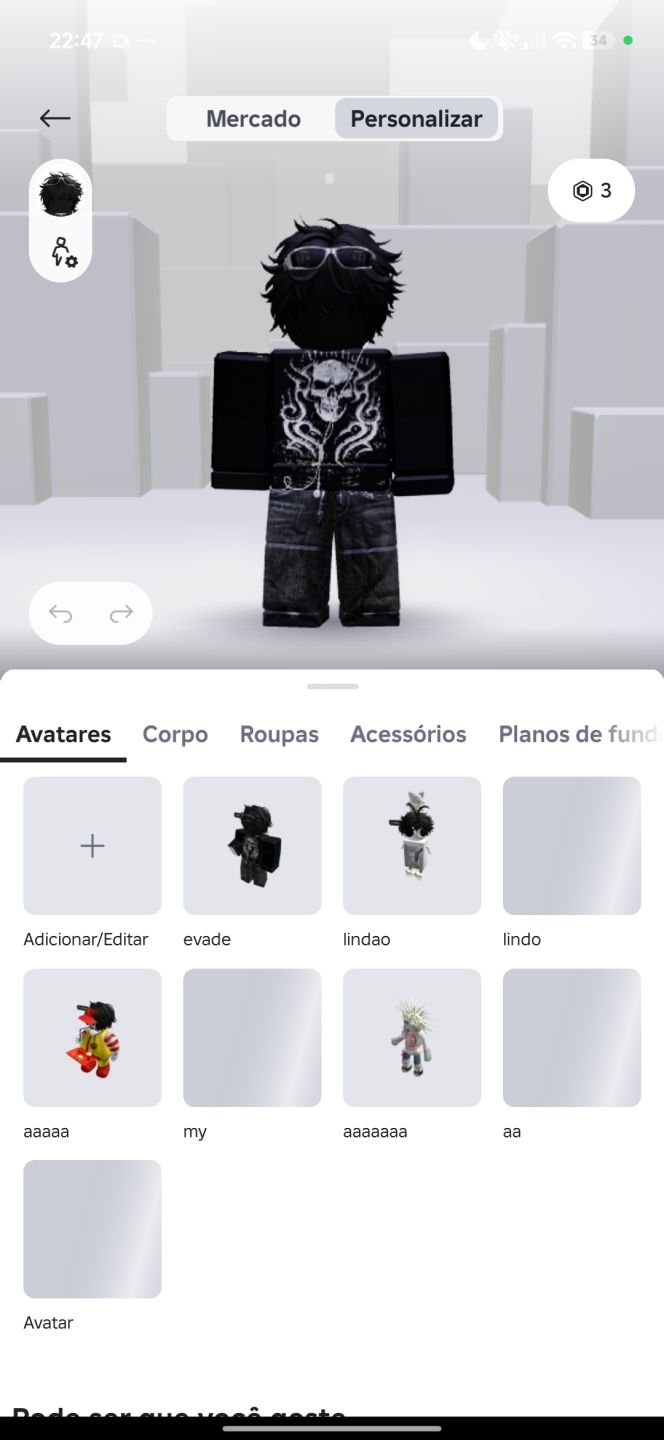 Conta de Roblox preço único