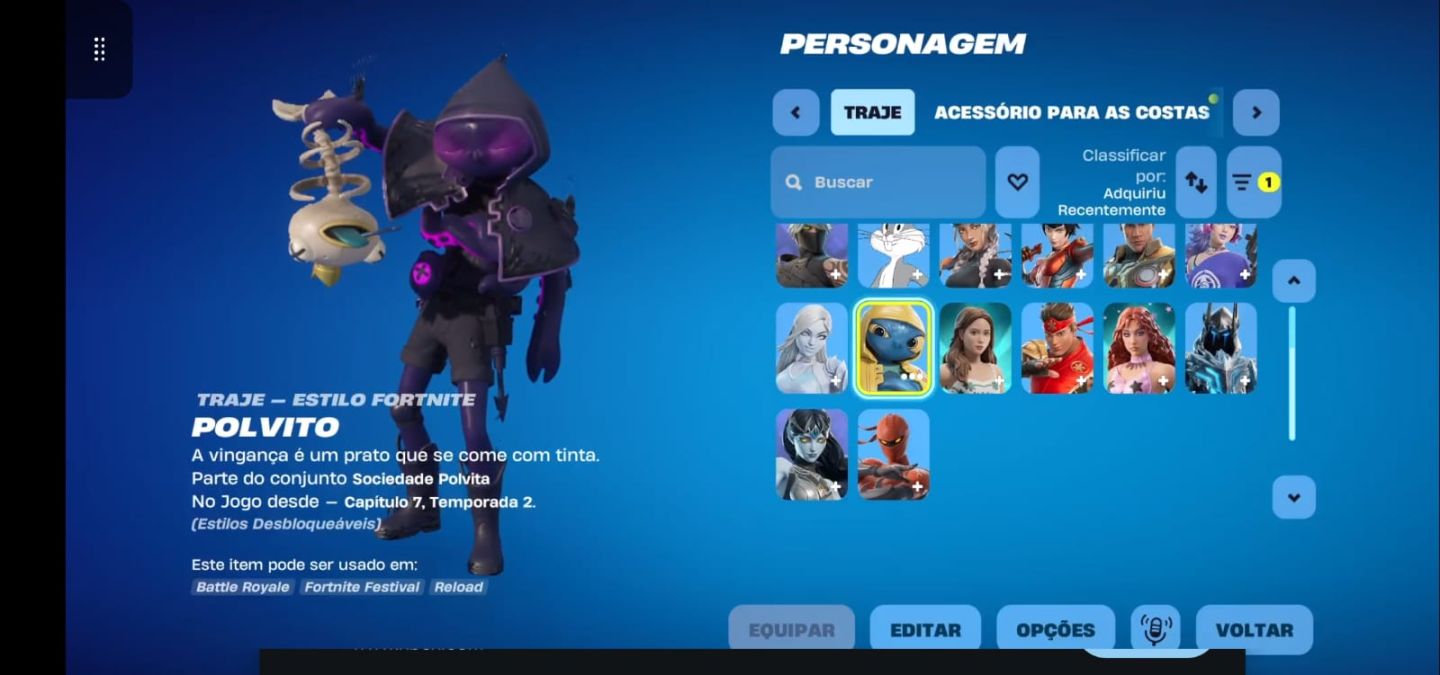CONTA FORTNITE TOP! +SKINS EXCLUSIVAS (POLVITO, PERNALONGA, THE ROCK), ASAS-DELT