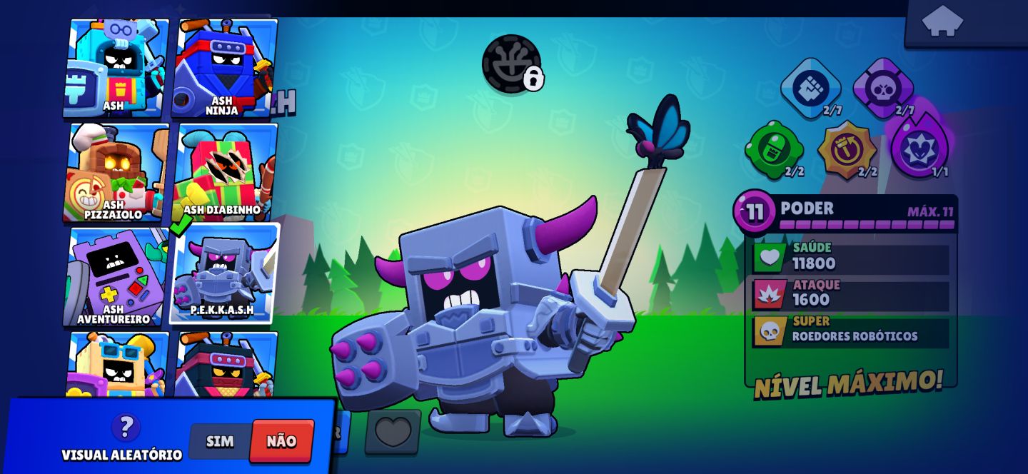 Conta brawlstars 100k trofeus