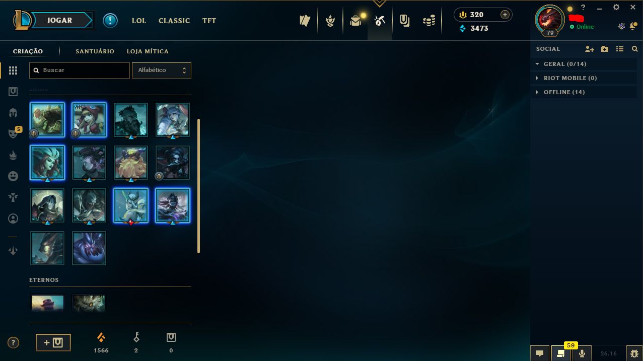 CONTA DIAMANTE 2 (MMR MESTRE, UPADA DO 0, DEUS-REI DARIUS, RIVEN PACTO QUEBRADO)