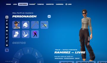 Conta fortnite com a ramirez