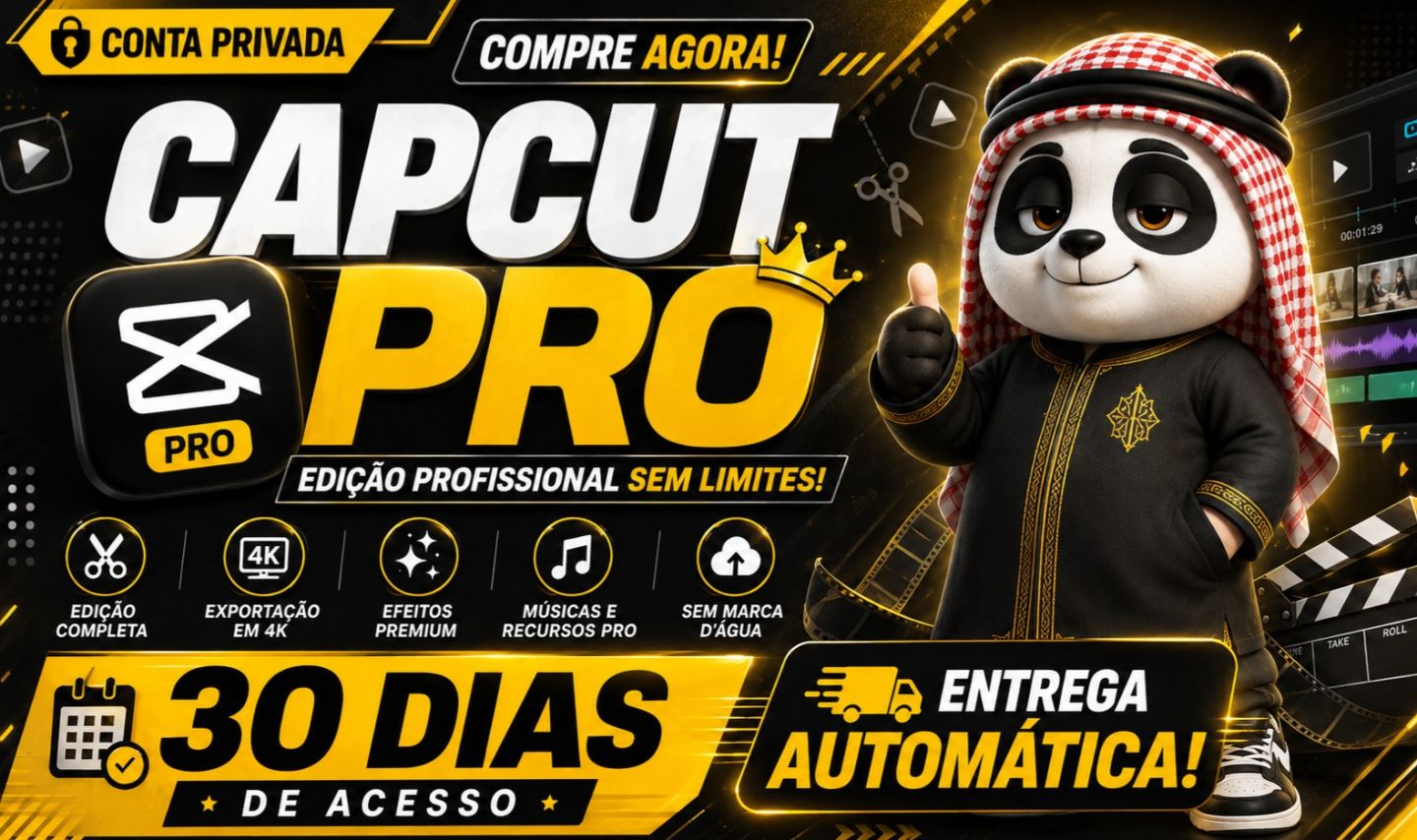 CAPCUT PRO (30 DIAS PRIVADO) PC/CELULAR - [ENTREGA AUTOMATICA]