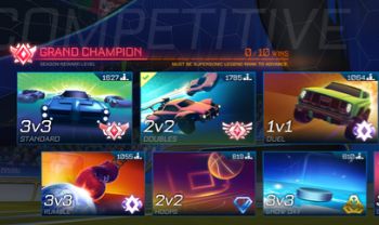 UPO CONTA ROCKET LEAGUE ATÉ GC (2X2, 1X1) / SERVIÇO RÁPIDO E SEGURO!