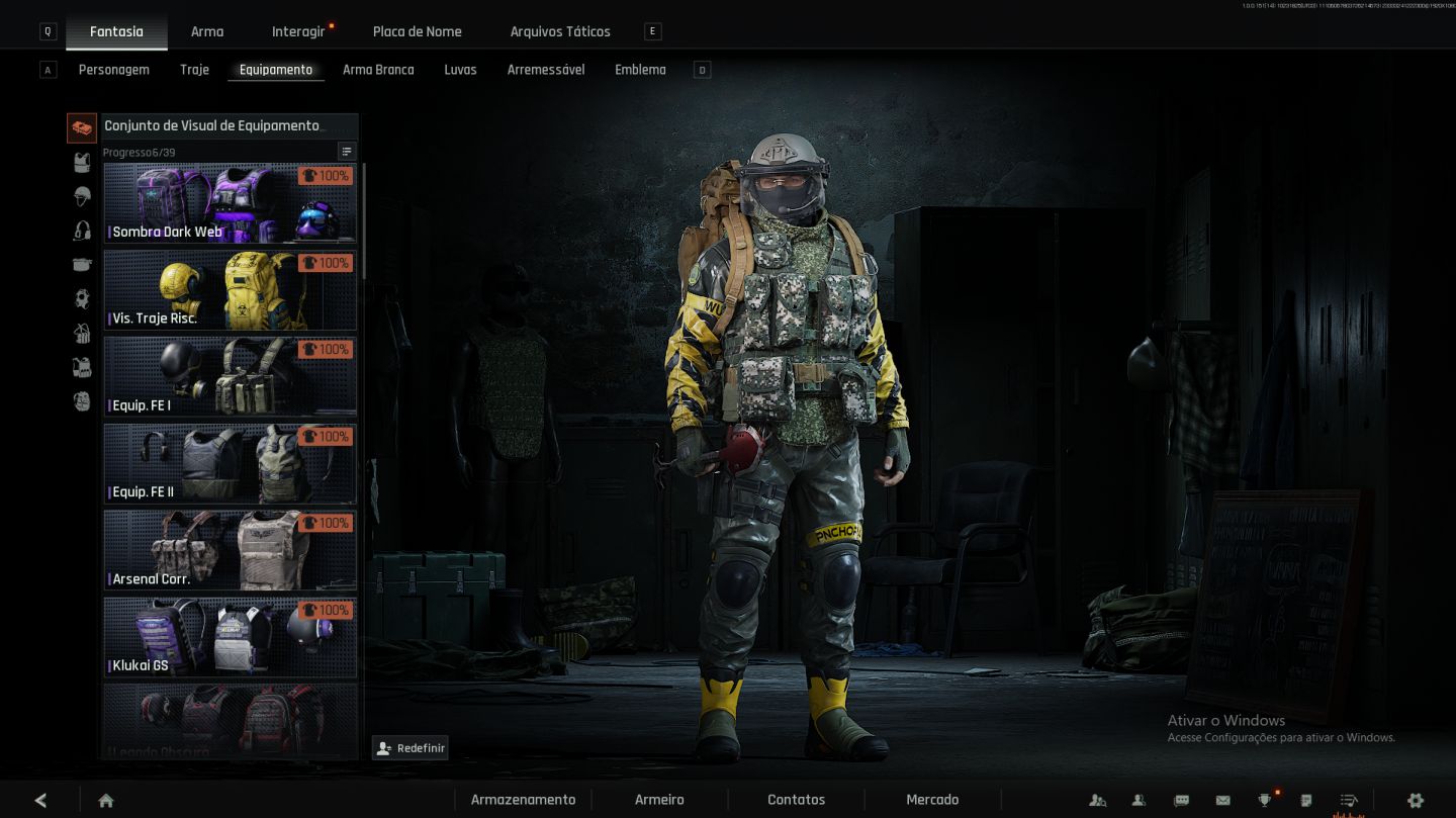 CONTA ARENA BREAKOUT INFINITE PC - 200M STASH + SKINS + ARMAS E EQUIPAMENTOS