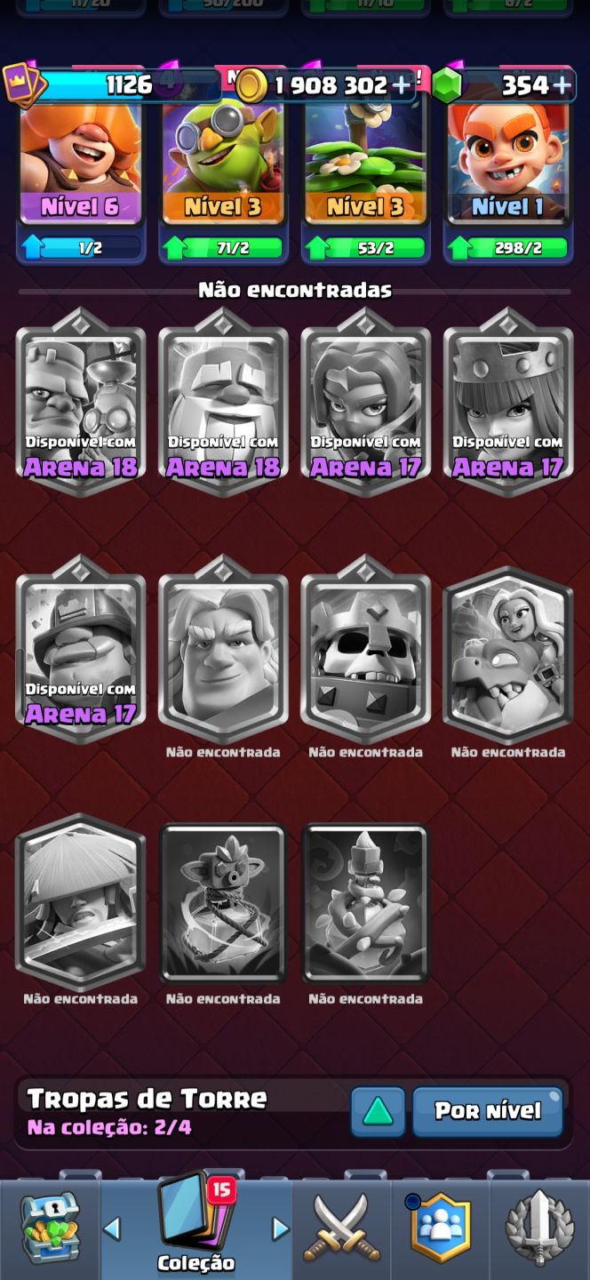 Conta brawl stars upada 28k de trofeus+ conta COC+ conta clash royale