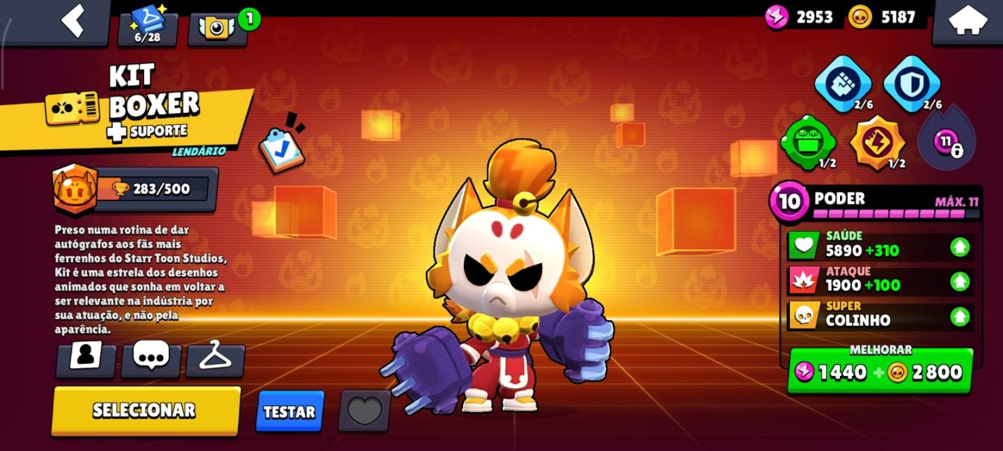 Conta Brawl Stars 8.000 Troféus + 47 Personagens e Muito Mais!